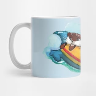 The otter way to surf Mug